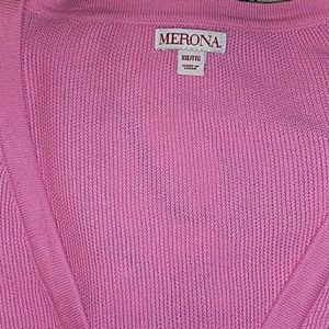 Pink Spring Cardigan Sweater